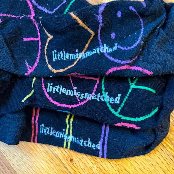 4/$25 LittleMissMatched knee high socks pair of 3 - Picture 2 of 5